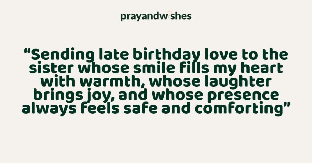 Wishes For A Sister Who Lives Far Away