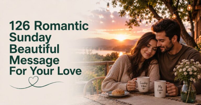 126 Romantic Sunday Beautiful Messages for Your Love