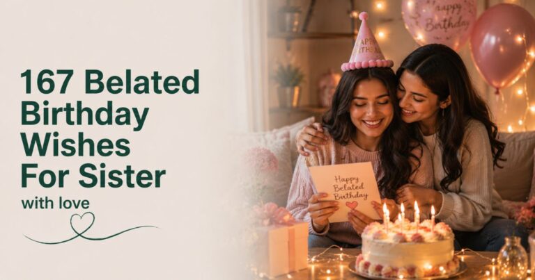 Belated Birthday Wishes for Sister