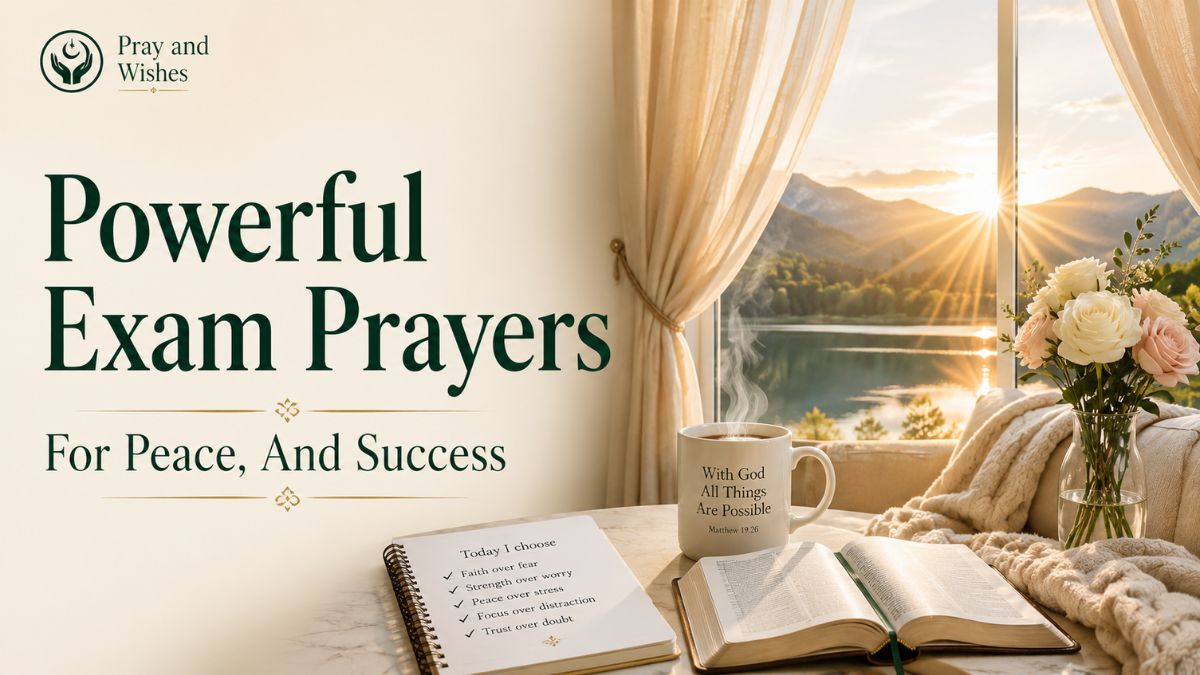 Powerful Exam Prayers For Peace, And Success – Inspiring Prayers to Calm Anxiety and Boost Confidence