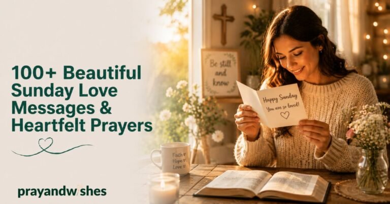 100+ Beautiful Sunday Love Messages & Heartfelt Prayers