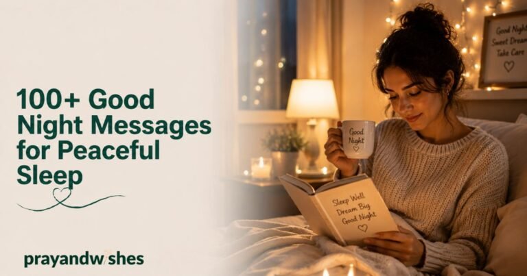 100+ Good Night Messages for Peaceful Sleep