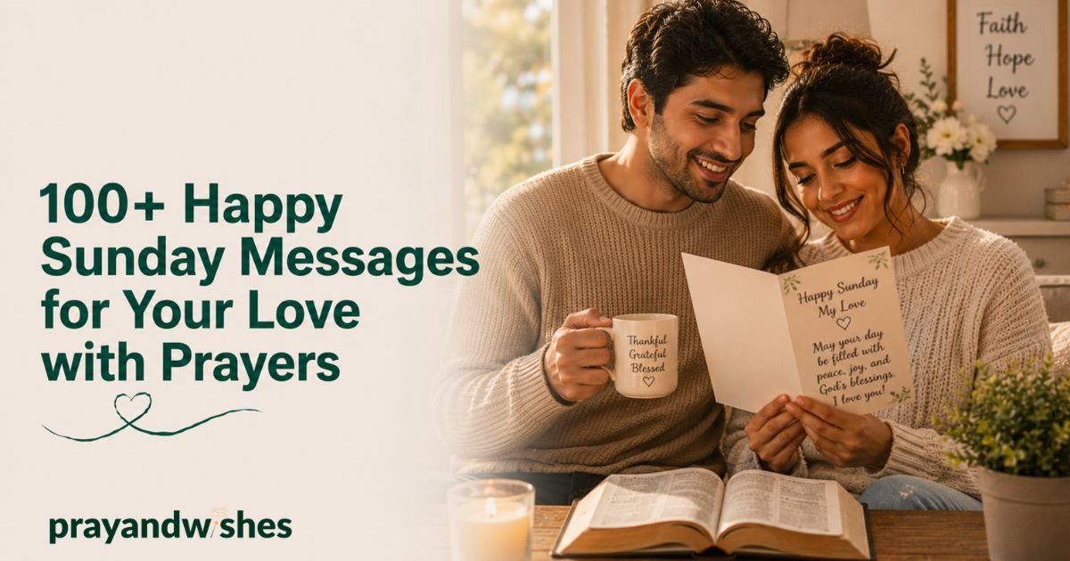 100+ Happy Sunday Messages for Your Love with Prayers