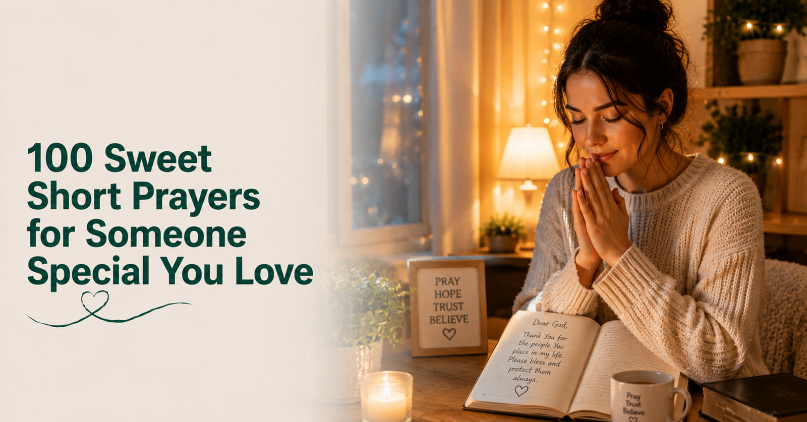 100 Sweet Short Prayers for Someone Special You Love