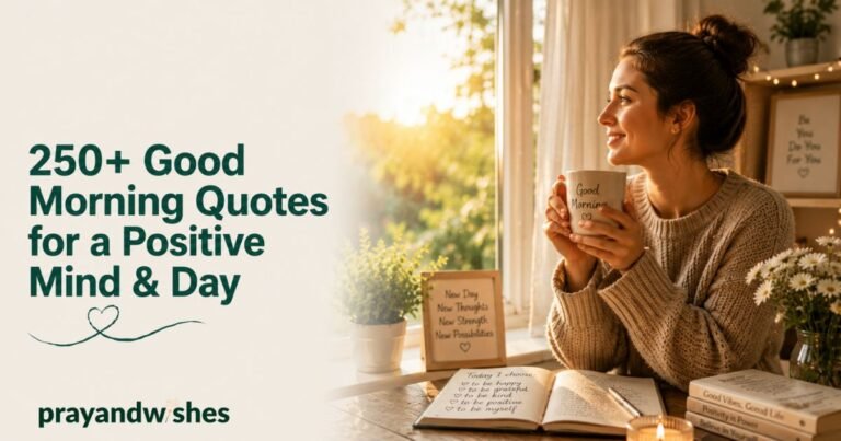 250+ Good Morning Quotes for a Positive Mind & Day