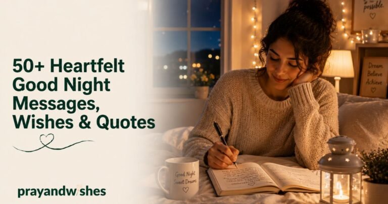 50+ Heartfelt Good Night Messages, Wishes & Quotes