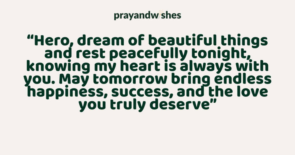 Cute Good Night Texts for Him