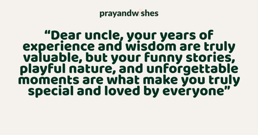 Funny Birthday Wishes for Uncle