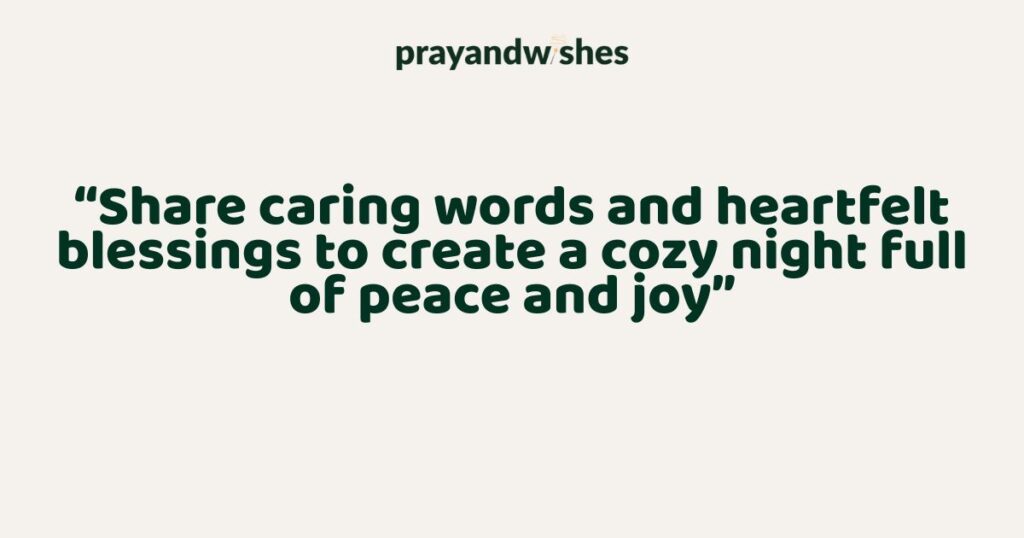 Good Night Messages for Family & Friends