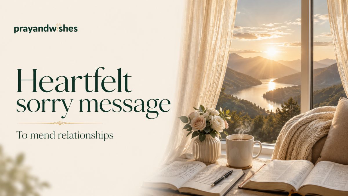 Heartfelt Sorry Messages to Mend Relationships