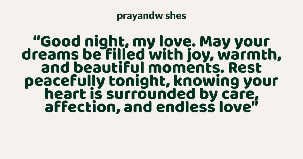 Romantic Good Night Messages for Her