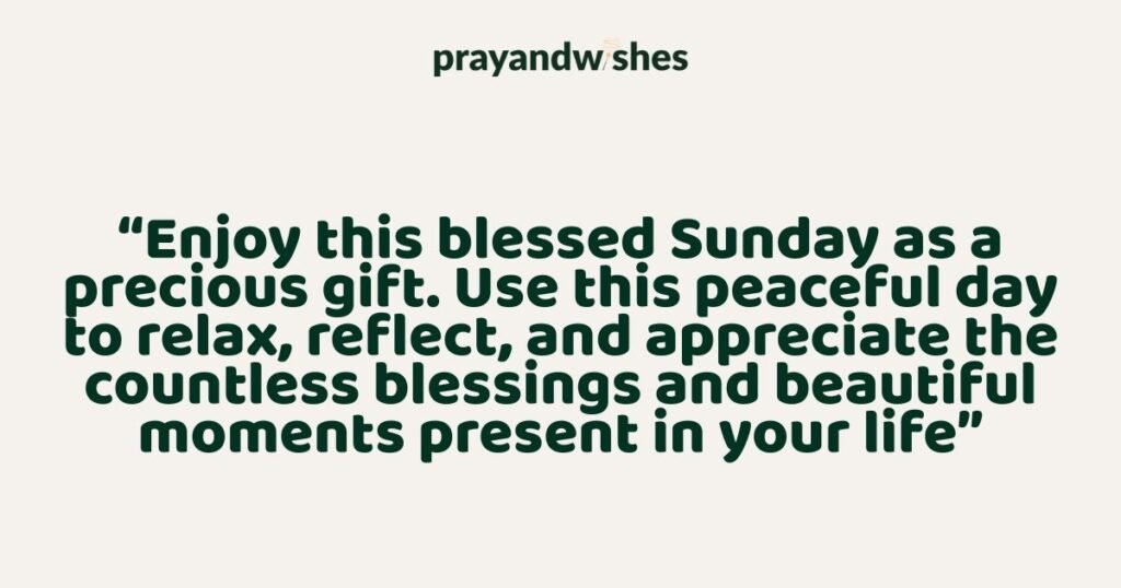 Wonderful Sunday Wishes