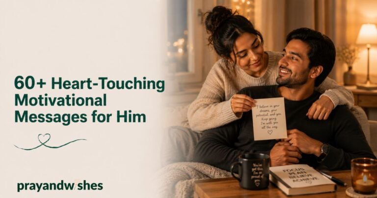Motivational and Emotional Messages for Him